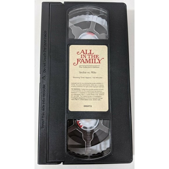 VHS | Media | All In The Family Archie Vs Mike Vhs 993 Columbia House